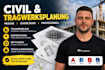 do electrical, hvac, lightning and plumbing design with mep permit drawings