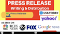press release writing and press release distribution