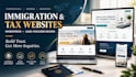 build a high converting immigration website and tax website on wordpress