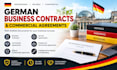 draft german business contracts and commercial agreements
