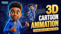 create custom  3d cartoon  character animation