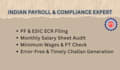 manage payroll processing, pf and esic compliance