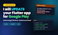 upgrade your flutter app to the latest target api level for google play