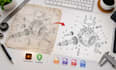 Redraw scanned technical drawings and machinery diagrams into editable ...