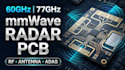 design 60ghz and 77ghz mmwave radar pcb hardware