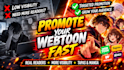 do webcomic promotion, webtoon tapas, wattpad, manga, comic promotion