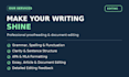 proofread and edit essays, articles, and documents