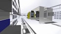 create 3d powder coating line and industrial equipment animation