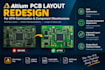redesign altium pcb layout for dfm optimization and component obsolescence