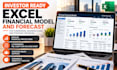 custom excel financial model with dashboard and forecast