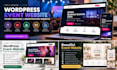 design wordpress event website, wordpress ticket booking registration website