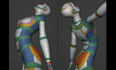 retopologize your 3d model, uv mapping and clean topology for your 3d model