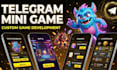 develop a telegram mini game with points leaderboard rewards
