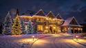 create a christmas lights commercial video