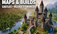 create custom minecraft skins, builds maps server spawns