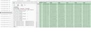 clean,merge,and reformatting the data in excel and csv files