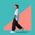 create a simple flat character illustration for you