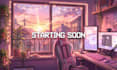 design an animated starting soon screen, twitch overlay with brb, offline screen