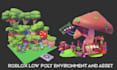 3d roblox map low poly environment roblox low poly game asset for roblox studio