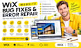 fix wix website bugs errors broken elements wix editor studio technical supports