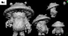 sculpt a custom 3d artisan keycap, figure, desk lamp