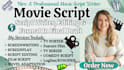 write or rewrite your movie script, screenplay, film script, screenplay rewrite