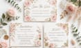 design luxury wedding invitation card