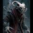 illustrate haunting ghost characters and supernatural beings