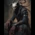 illustrate haunting ghost characters and supernatural beings