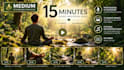 create guided meditation videos with custom visuals and voiceover