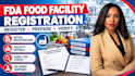assist with fda food facility registration and US agent coordination