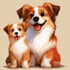draw a vectorial pet portrait in my style