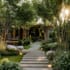 design landscape, terrace, backyard, pool, and patio