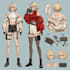character sheet design or reference sheet for you