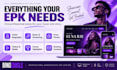 create bandzoogle epk website, electronic press kit for musicians