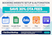 build a booking website for homestay cafe hotel