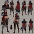 draw character sheet, reference sheet for character design