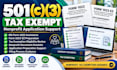prepare irs 501c3  tax exemption application for nonprofits