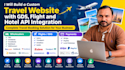 design a travel agency website with ai itinerary and booking system