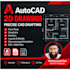 create professional autocad 2d drawings