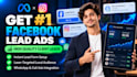 setup high converting facebook lead ads and instagram ads