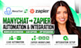 create manychat zapier automation and workflow integrations