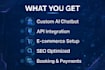 build ai business website with ai chatbot