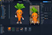 create 3d ar vtuber filter with face tracking for streamfog obs in lens studio