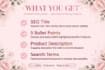 write beauty products list