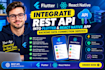 integrate rest API into flutter react native app backend data connection service