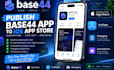 publish base44 app to ios app store subscriptions testflight base44 debuging