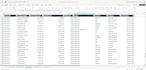 clean excel data and reconcile invoices and payments