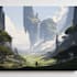 create fantasy environment concept art