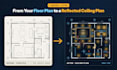 draft reflected ceiling plan and lighting layout in autocad